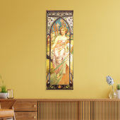Toile Alphonse Mucha, Réveil du matin (Insitu(Salon))