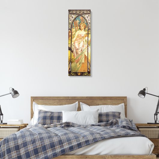 Toile Alphonse Mucha, Réveil matinal (Insitu(Chambre))