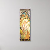 Toile Alphonse Mucha, Réveil matinal (Recto)