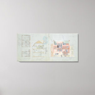 Toile Altitude avant et section pour la Chambre et le