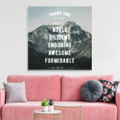 Toile Altitude glorieuse #2 (24x24) (Insitu(Salon))