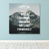 Toile Altitude glorieuse #2 (24x24) (Insitu (Plancher de Bois))