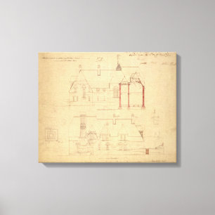 Toile Altitudes pour la Chambre rouge, bruyère de Bexle