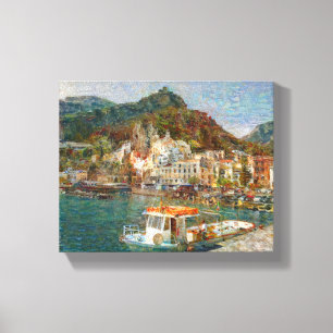 Toile Amalfi en bord de mer