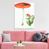 Toile Amanita Muscaria de 'Phytographie Medicale' de J (Insitu(Salon))
