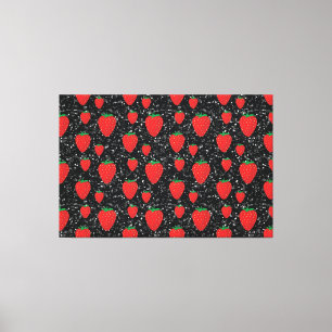 Toile Amants de fruits rouges de fraise Élégants