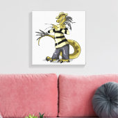 Toile Amargasaurus Pose Comme Freddy Krueger. (Insitu(Salon))