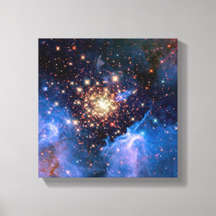 Toile Amas d'étoiles NGC 3603 - Photo de la NASA Hubble