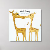 Toile Amateurs de girafe adorables (Recto)