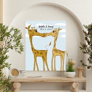 Toile Amateurs de girafe adorables