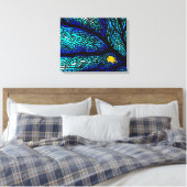 Toile amateurs de mer plongée corail vitrail (Insitu(Chambre))
