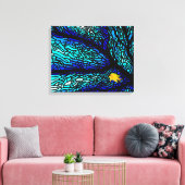 Toile amateurs de mer plongée corail vitrail (Insitu(Salon))