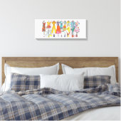Toile Amateurs de mode Art Imprimer Croquis de mode colo (Insitu(Chambre))