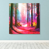 Toile Ambiance de la forêt magique (Insitu (Plancher de Bois))