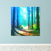 Toile Ambiance de la forêt magique (Insitu (Plancher de Bois))