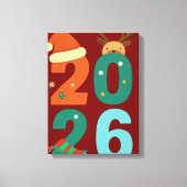 Toile Ambiance de Noël 2026 🎅✨ (Recto)