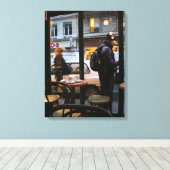 Toile Ambiance parisienne Rue Rambuteau Beaubourg Canvas (Insitu (Plancher de Bois))