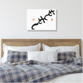 Toile ambigram　”Hello” and "Shiny” (Insitu(Chambre))