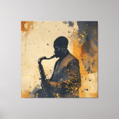 Toile Âme en improvisation (Recto)