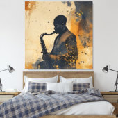 Toile Âme en improvisation (Insitu(Chambre))