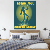 Toile Âme Rétro Groove Moderne (Insitu(Chambre))