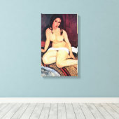 Toile Amedeo Modigliani - Femme assise (Insitu (Plancher de Bois))