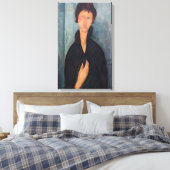 Toile Amedeo Modigliani - Femme aux yeux bleus (Insitu(Chambre))