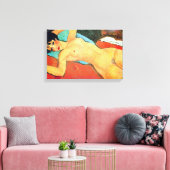 Toile Amedeo Modigliani - Femme couchée (Insitu(Salon))