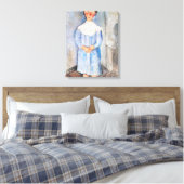 Toile Amedeo Modigliani - Petite fille en bleu (Insitu(Chambre))