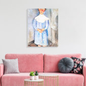 Toile Amedeo Modigliani - Petite fille en bleu (Insitu(Salon))