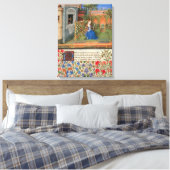 Toile Amelia dans le jardin de roses (Insitu(Chambre))