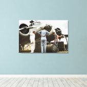 Toile Amelia Earhart Lockheed Model 10 Electra 1937 rest (Insitu (Plancher de Bois))