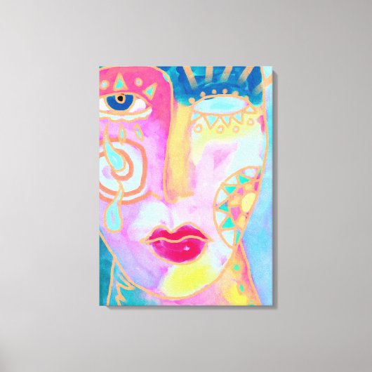 Toile Améliorer la peinture numérique Abstraite (Recto)