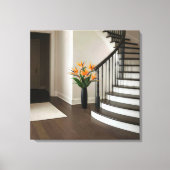 Toile Aménagement floral Oiseau du Paradis par un escali (Recto)