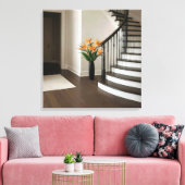 Toile Aménagement floral Oiseau du Paradis par un escali (Insitu(Salon))