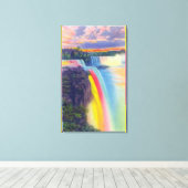 Toile American and Horseshoe Falls à Dusk (Insitu (Plancher de Bois))