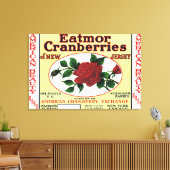 Toile American Beauty Eatmor Cranberries Marque Étiquett (Insitu(Salon))