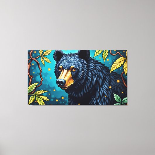 Toile American Black Bear – Majesty of the Woods (Recto)