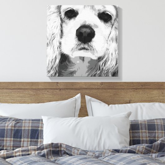 Toile American Cocker Spaniel (Insitu(Chambre))