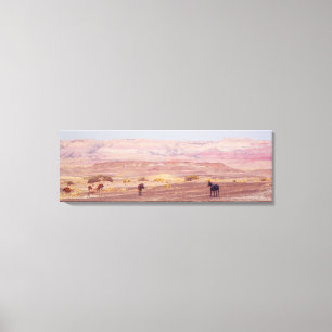 Toile American Desert Horses P8670