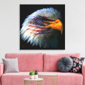 Toile American Eagle & American Flag (Insitu(Salon))