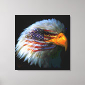 Toile American Eagle & American Flag (Recto)
