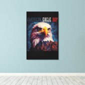 TOILE AMERICAN EAGLE DAY (Insitu (Plancher de Bois))