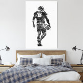 Toile American Football Player (Insitu(Chambre))