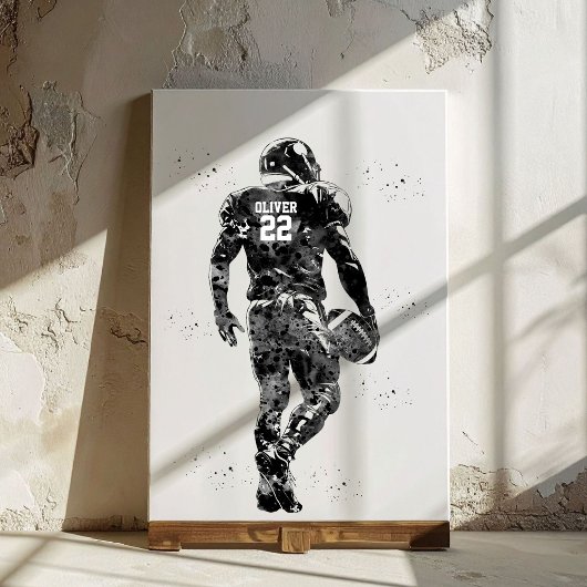 Toile American Football Player