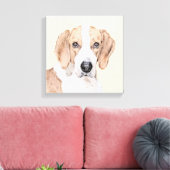 Toile American Foxhound Painting - Joli art original chi (Insitu(Salon))