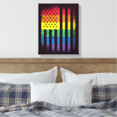 Toile American Pride Grunge (Insitu(Chambre))