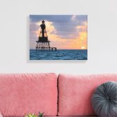 Toile American Shoal Lighthouse, Florida Canvas Imprimer (Insitu(Salon))