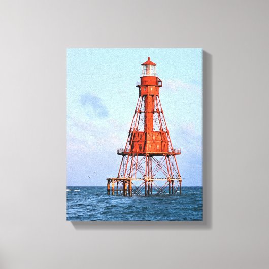 Toile American Shoal Lighthouse, Florida Canvas Imprimer (Recto)