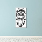 Toile Amérindien (Insitu (Plancher de Bois))